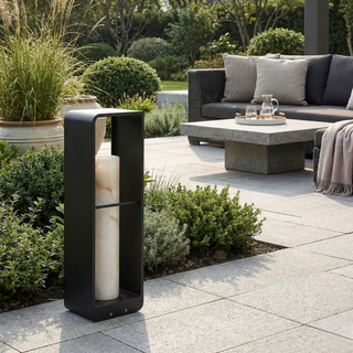 Outdoor Solar Lamp – Aluminium Freestanding Solar Light with Adjustable Brightness