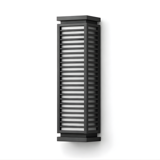 Outdoor Wall Light – Aluminum Slatted Lamp With Integrated LED, IP65 Rated