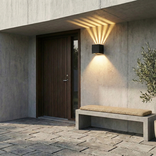 Outdoor Wall Lamp – Durable Aluminum Garden Wall Light with Adjustable Angle