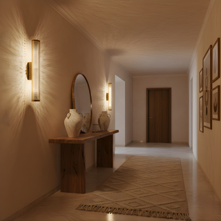 Gold Mesh Wall Light – Elegant Bedroom Wall Sconce with Warm Ambient Lighting