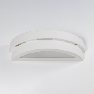 Modern Ceramic Wall Light – White Contemporary Wall Sconce by Lumavera Lighting