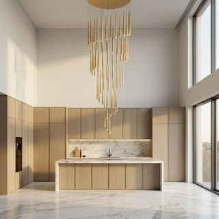 Modern Pendant Light – Alloy LED Hanging Light for Living Room Lighting