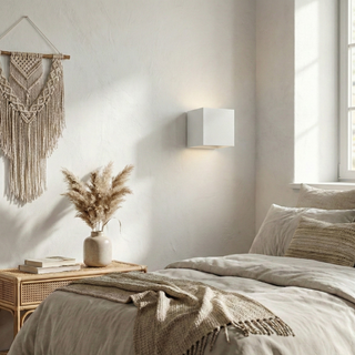 Modern Wall Light – White Aluminum Sconce | Adjustable Soft Ambient Lighting