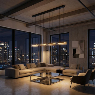 Modern LED Pendant Light – Alloy Adjustable Dimmable Suspension Lighting Fixture