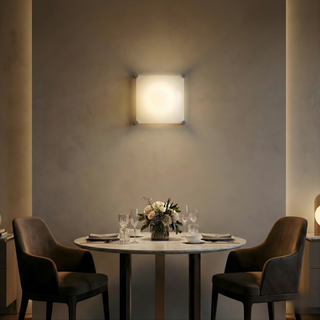 White Acrylic Wall Light – Modern Bedroom Wall Sconce with Soft LED Lighting