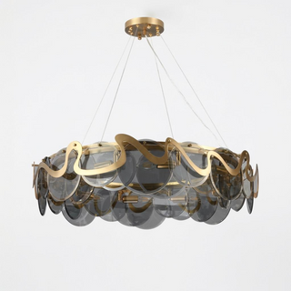 Modern Pendant Light – Alloy Cord Lighting With Dimmable LED & Remote Control
