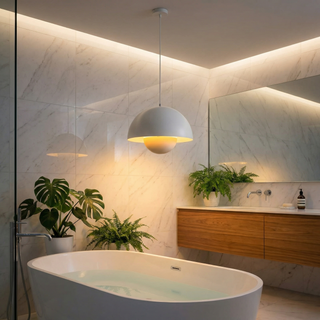 Glass Ball Pendant Light – Modern Pendant Light With Colorful LED Globe