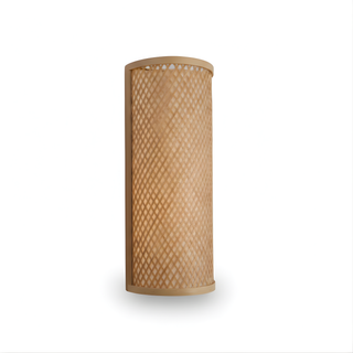 Applique murale en bambou – Luminaire mural intérieur en bambou naturel avec installation facile
