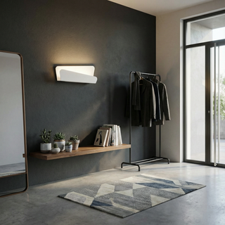 Applique murale blanche moderne – Valessia | Luminaire LED minimaliste pour couloir