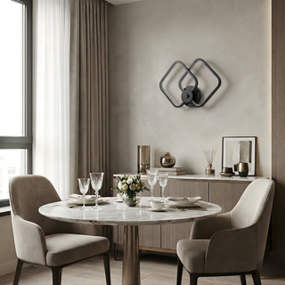 Square Wall Light – Geometric Modern Wall Lamp with Integrated LED Lighting