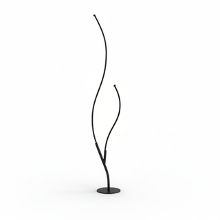 Modern Floor Lamp – Two Branch Adjustable Color Temperature Dimmable LED Light