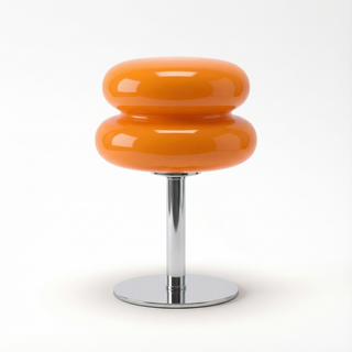 Macaron Stained Glass Lamp – Colorful Table Lamp with Crystal Lampshade