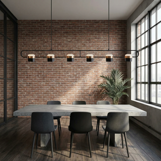 Black Metal Pendant Lamp – Modern Pendant Light With LED Hanging Lamp Design