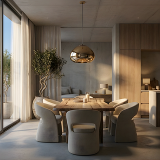Aluminum Pendant Light – Hemispherical Mirror Finish Lamp | Modern Ceiling Light