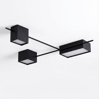 Modern LED Ceiling Light – Acrylic Surface Mount Light With Stainless Steel Finish
