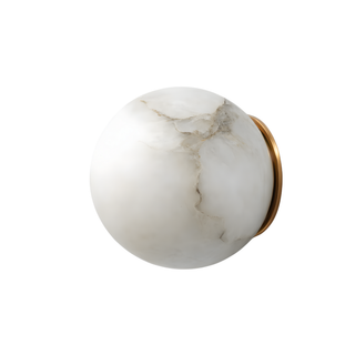 Marble Wall Light – Copper Wall Sconce with Unique Veining & Warm Light