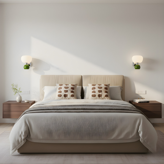 Contemporary Chrome Wall Light – Sphere Design Lamp with Soft Opal Glass