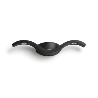 Designer Wall Light – Curved Aluminium LED Lamp | Black White Wall Sconce