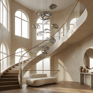 Modern Alloy Pendant Light – Dimmable LED Light with Remote Control for Dining Room Ambience