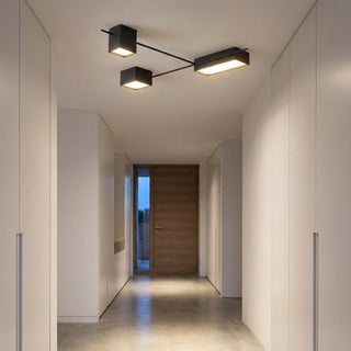 Modern LED Ceiling Light – Acrylic Surface Mount Light With Stainless Steel Finish