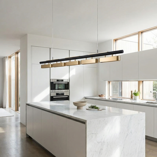 Two-Tone Metal Pendant – Modern Pendant Light With LED Lighting For Dining Room
