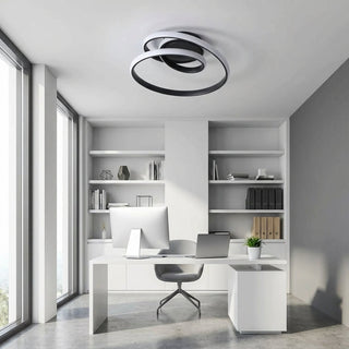 Plafonnier LED en aluminium – Luminaire de plafond moderne | Éclairage pour chambre et salon