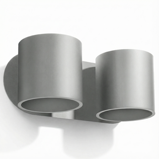 Applique murale en aluminium gris – Applique murale moderne | Luminaire de salon