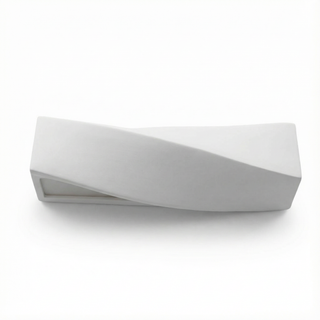 Modern Ceramic Wall Light | White Ceramic Wall Lamp with Ambient Hallway Lighting