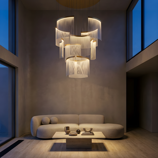 Modern Pendant Light – Alloy LED Pendant Fixture | Living & Dining Room Lamp