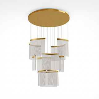 Modern Pendant Light – Alloy LED Pendant Fixture | Living & Dining Room Lamp