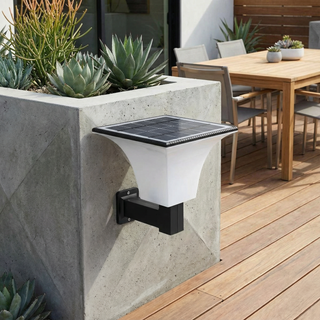 Outdoor Solar Lamp – Art Deco Waterproof Solar Garden Light with LED Battery