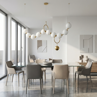 Modern Pendant Light – Alloy LED Dining Room Lighting With Remote Control