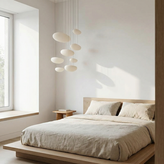 Modern Pendant Light – Adjustable Soft Shaped Pendant with Warm Ambient Light
