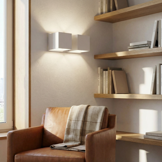 Applique murale moderne – Lampe murale contemporaine en aluminium blanc | Lumavera Lighting