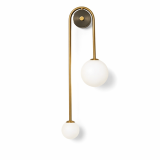 Scandinavian Wall Lamp – Glass Wall Light with Aluminium Frame & Soft Ambient Lighting