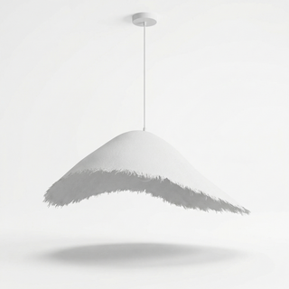 Nordic LED Pendant Light – White Iron Modern Pendant Lamp for Living Room Lighting