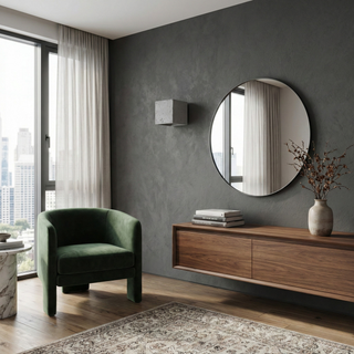 Industrial Concrete Wall Light – Gray Concrete Sconce With Raw Finish