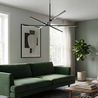 Minimalist Pendant Lamp – Sculptural Pendant Lamp with Soft Light Fixture