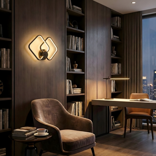 Square Wall Light – Geometric Modern Wall Lamp with Integrated LED Lighting