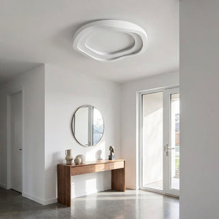 White LED Ceiling Light – Modern Surface Mount Ceiling Lamp With Matte Finish