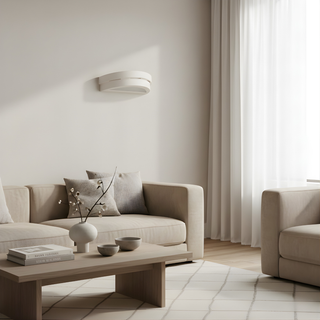Modern Ceramic Wall Light – White Contemporary Wall Sconce by Lumavera Lighting
