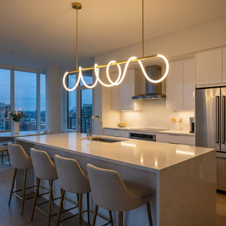 Linear Pendant Light – Modern Pendant Lighting With Adjustable Intensity & Remote Control