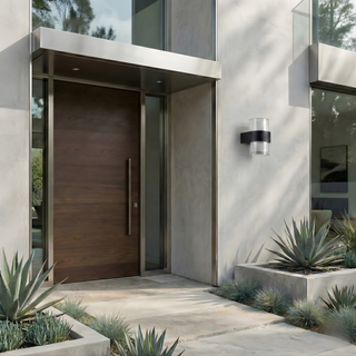 Outdoor Wall Light – Black Aluminium Exterior Wall Lamp | Weather Resistant Lighting