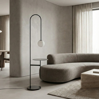 Indoor Floor Lamp – Nordic Style Slender LED Lighting for Living Room Ambiance