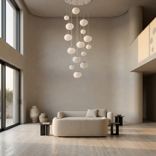 Modern Pendant Light – Alloy LED Lamp | Stylish Ceiling Light for Living Room