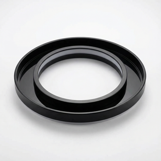 Black Acrylic Ceiling Light – Modern Living Room LED Fixture by Lumavera