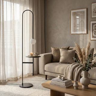 Indoor Floor Lamp – Nordic Style Slender LED Lighting for Living Room Ambiance