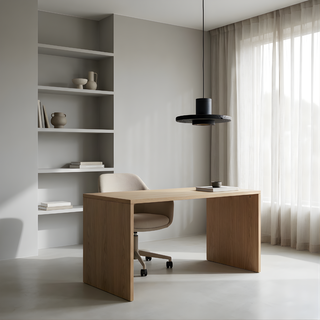 Black Pendant Light – Minimalist LED Pendant Lamp for Bedroom & Office