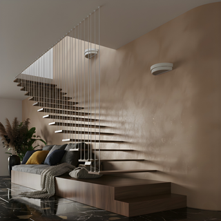 Modern Ceramic Wall Light – White Contemporary Wall Sconce by Lumavera Lighting