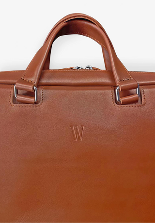 leather laptop bag durable genuine leather briefcase padded compartment alternate view